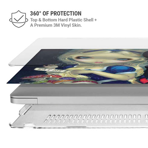 Alice & Snow Fairy Tail with Cat and Raccoon by Jasmine Becket-Griffith MacBook Air 15in (2023-2025) Case plus Skin